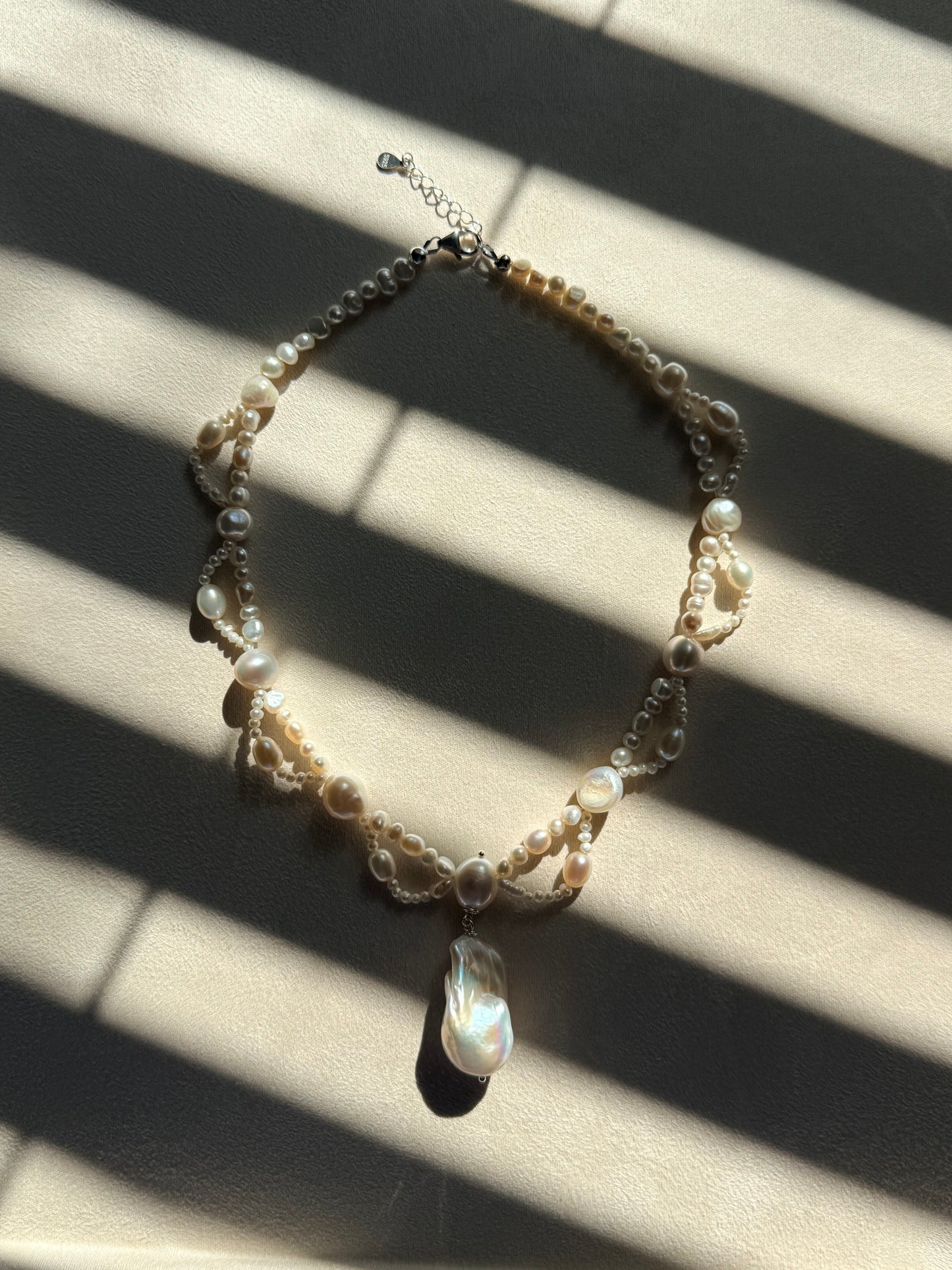 Vivienne Lace Drop Necklace