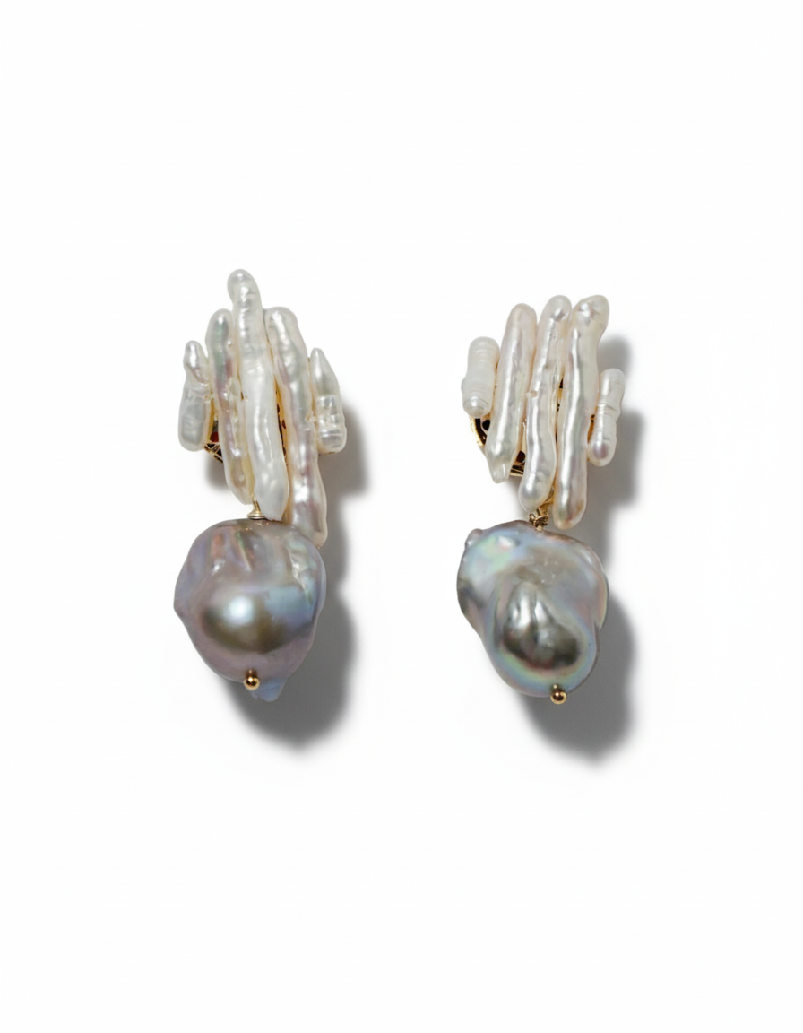 Harper Cascade Pearl Earrings