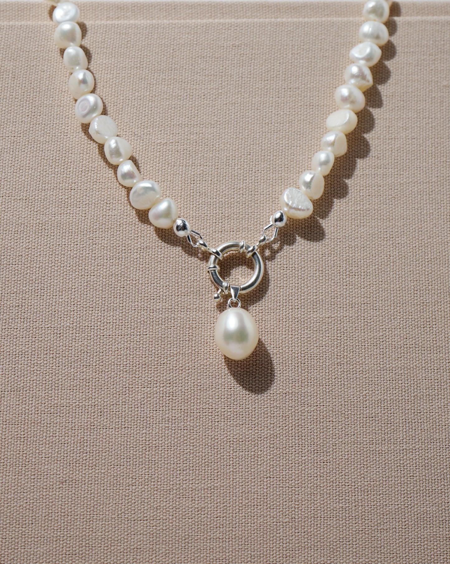 The Nova Pearl Drop Necklace