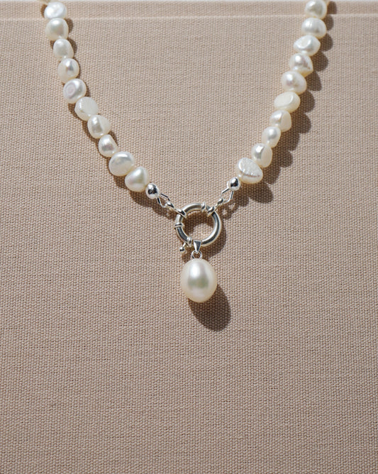 The Nova Pearl Drop Necklace