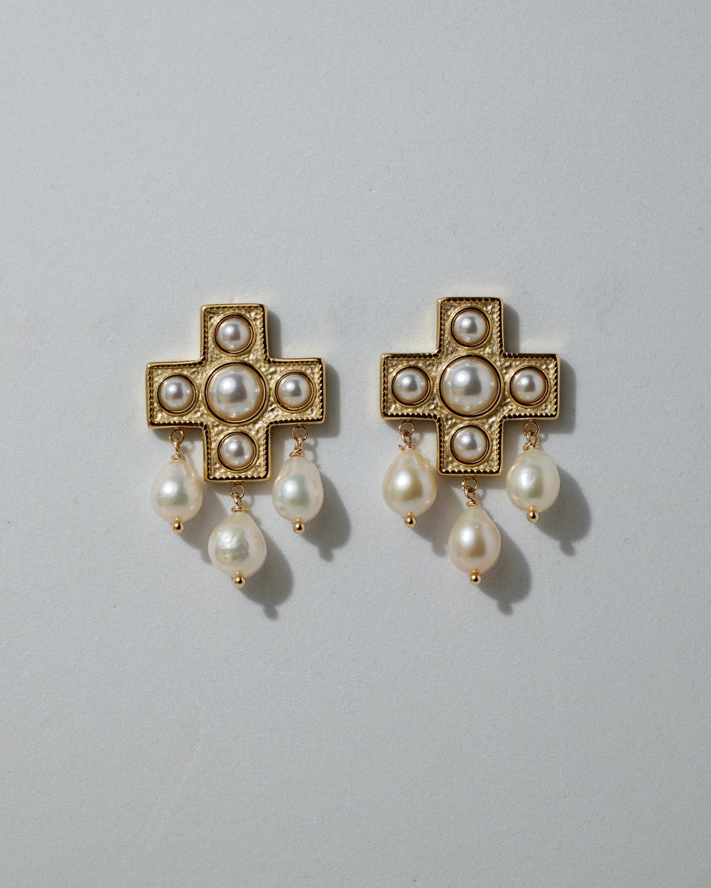 Byzantium Pearl Drop Earrings