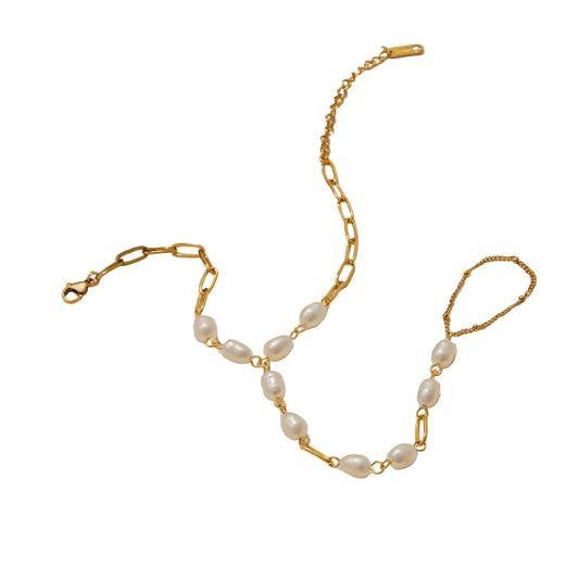 Pearly Hand Chain