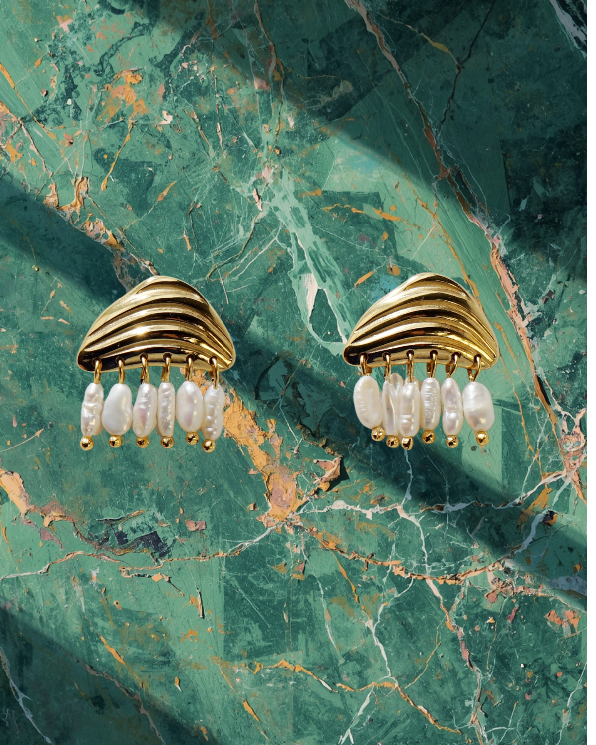 Aurelia Pearl Drop Earrings