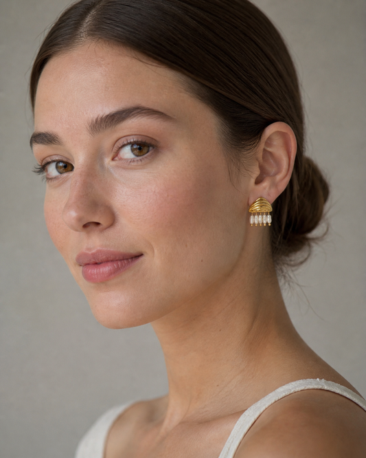 Aurelia Pearl Drop Earrings