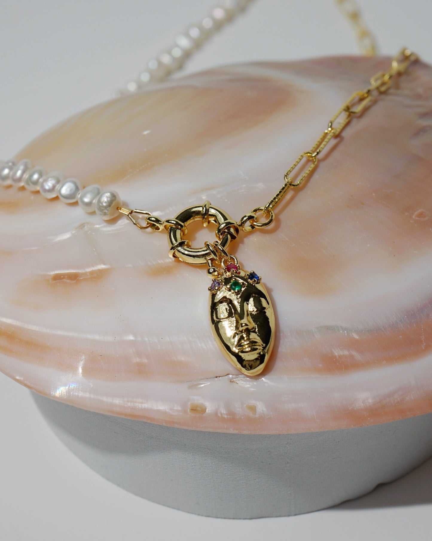 Muse Mask Necklace