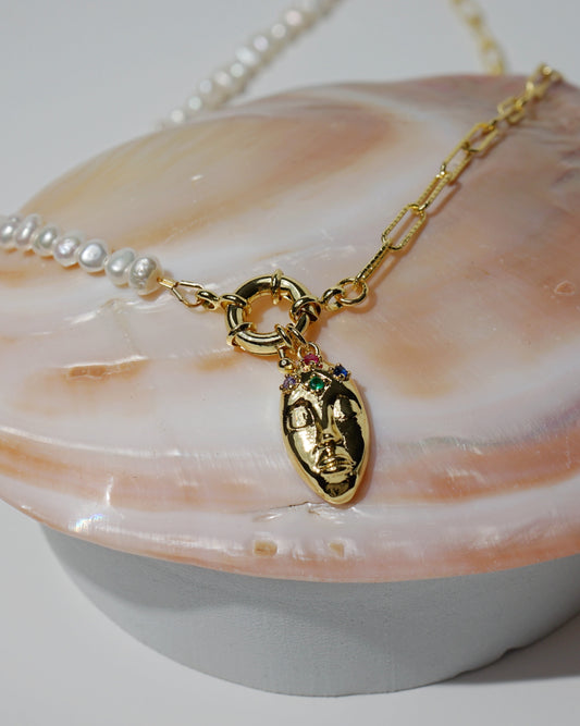 Muse Mask Necklace
