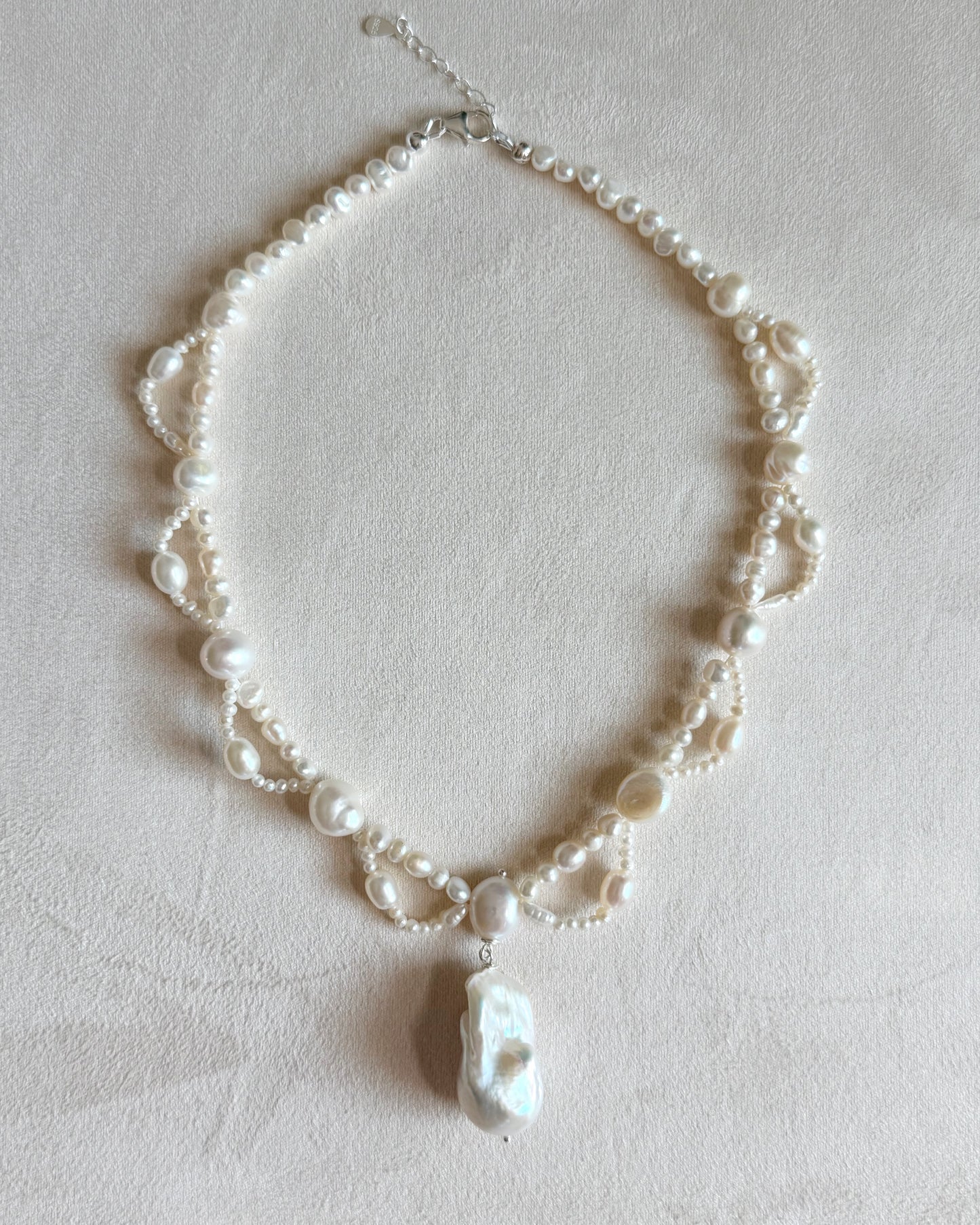 Vivienne Lace Drop Necklace