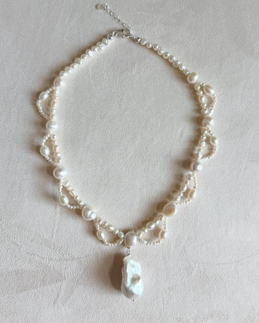 Vivienne Lace Drop Necklace