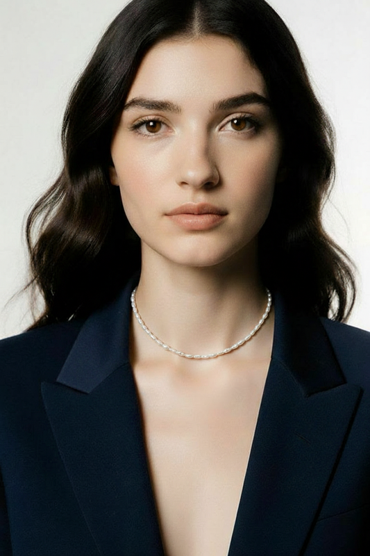 Mini Stick Pearl Necklace